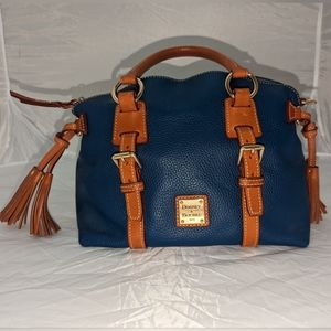 D & B blue satchel